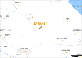 map of Kyakhta