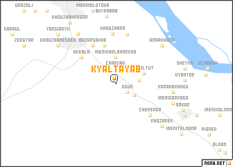 map of Kyalʼtayab