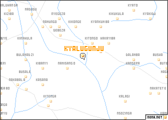 map of Kyalugunju