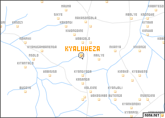 map of Kyaluweza