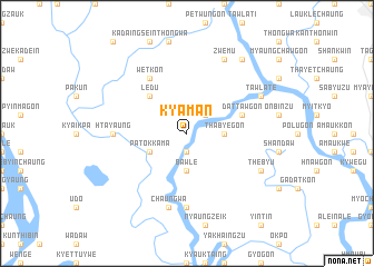 map of Kyaman