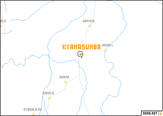 map of Kyamasumba
