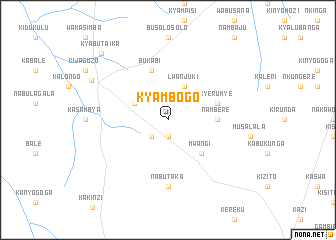 map of Kyambogo