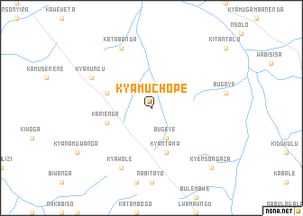 map of Kyamuchope