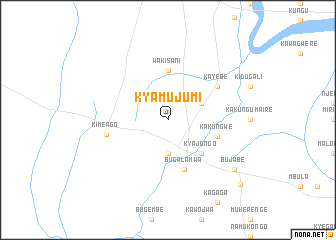map of Kyamujumi