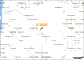 map of Kyamwe