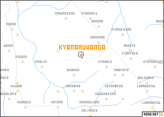 map of Kyanamuwanga