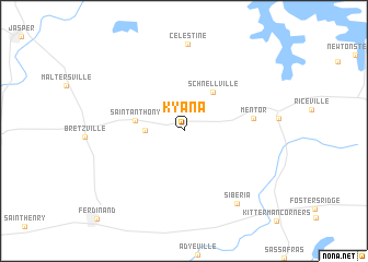 map of Kyana