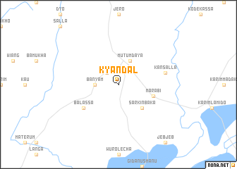 map of Kyandal