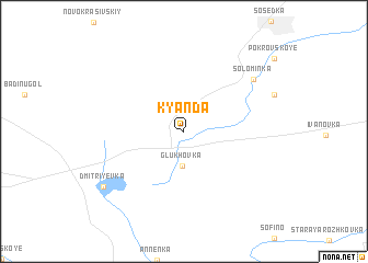 map of Kyanda