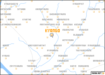 map of Kyando