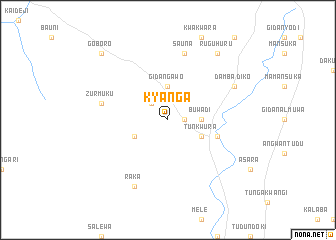 map of Kyanga