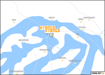 map of Kyango