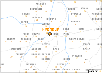 map of Kyangwe