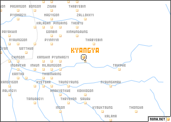 map of Kyangya