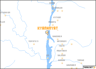 map of Kyanhnyat