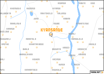 map of Kyansande