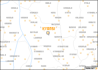 map of Kyansi