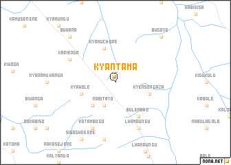 map of Kyantama