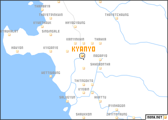 map of Kyanyo