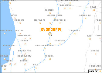 map of Kyara Béri