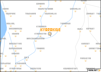 map of Kyara Kidé