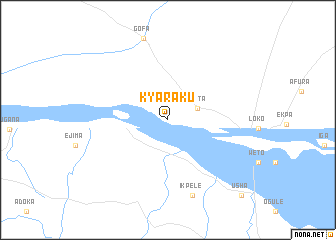 map of Kyaraku