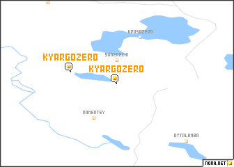 map of Kyargozero