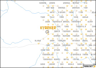 map of Kyarker