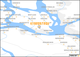 map of Kyarostrov