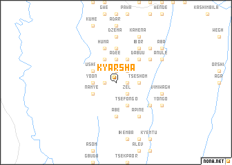 map of Kyarsha