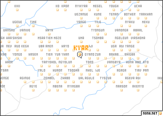 map of Kyar