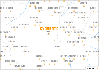 map of Kyasenya