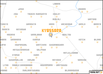 map of Kyassara