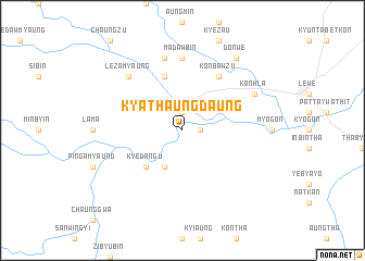 map of Kyathaungdaung