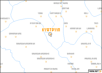 map of Kyatpyin