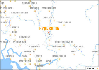 map of Kyauk-aing