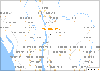 map of Kyaukanya