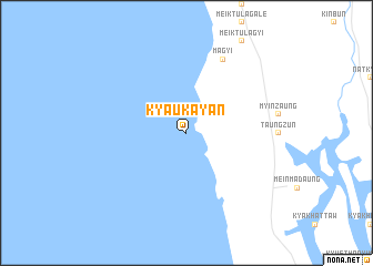 map of Kyaukayan
