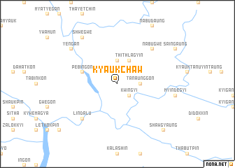 map of Kyaukchaw