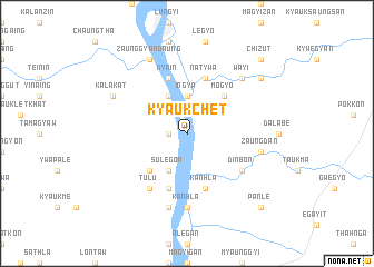 map of Kyaukchet