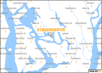 map of Kyaukhkepyin