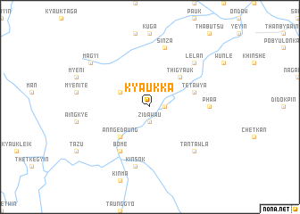 map of Kyaukka