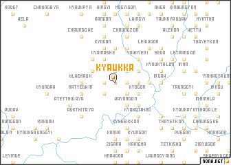 map of Kyaukka