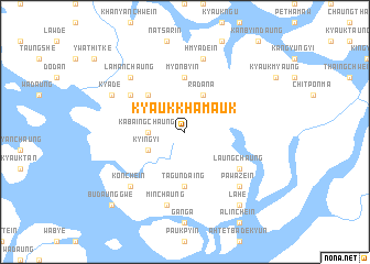 map of Kyaukkhamauk