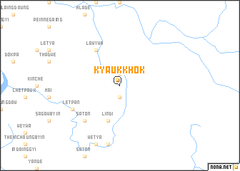 map of Kyaukkhôk