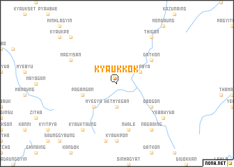 map of Kyaukkok