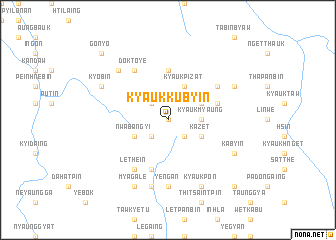 map of Kyaukkubyin