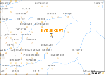 map of Kyaukkwet
