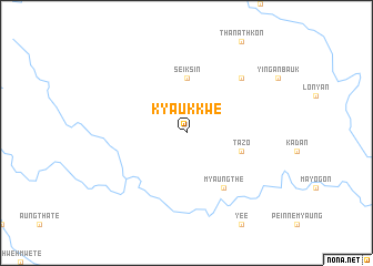 map of Kyaukkwe